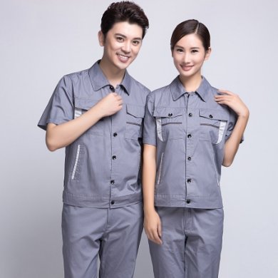 夏季員工工作服，員工夏季工服定做